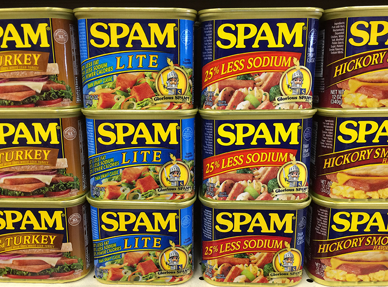 Cans of Spam